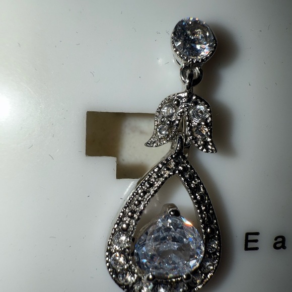 Givenchy Crystal Teardrop Earrings - Picture 2 of 5